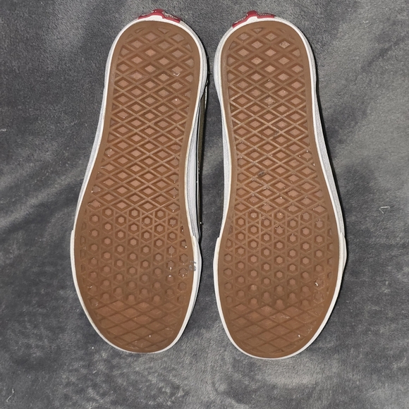 Vans Olive Green Suede Old Skool Sneakers - Picture 6 of 7